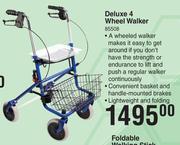 Medic+ Deluxe 4 Wheel Walker