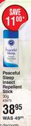 Peaceful Sleep Insect Repellent Stick-30g