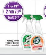 Handy Andy Trigger Spray Assorted-500ml