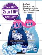 Sta Soft Ready To Use Ultra Concentrate Fabric Conditioner Assorted-For 2 x 1L