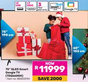 Skyworth 75" QLED Smart Google TV 75Q6600H (850033761)