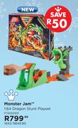 Monster Jam 1:64 Dragon Stunt Playset PT6063919