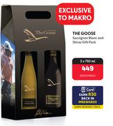 The Goose Sauvignon Blanc & Shiraz Gift Pack-2 x 750ml