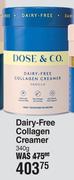 Dose & Co Dairy Free Collagen Creamer-340g