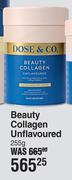 Dose & Co Beauty Collagen Unflavoured-255g