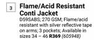 Beck Flame/Acid Resistant Conti Jacket