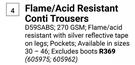 Beck Flame/Acid Resistant Conti Trousers