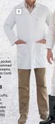 Beck Dust Coat (White/Royal)