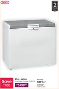 Defy 254Ltr White Eco Chest Freezer DMF473
