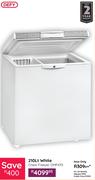 Defy 210Ltr White Chest Freezer DMF470