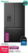 Hisense 575Ltr French Door Fridge H760FSB WD