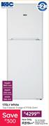 KIC 170Ltr White Top Freezer Fridge KTF518 2WH