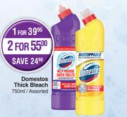 Domestos Thick Bleach Assorted-750ml