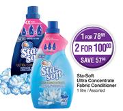 Sta Soft Ultra Concentrate Fabric Conditioner Assorted-1L