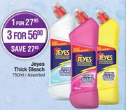 Jeyes Thick Bleach Assorted-750ml