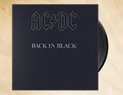 AC DC Back In Black Vinyl-For 2