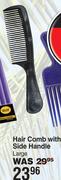 Afri Chic Hair Comb With Side Handle (Large)