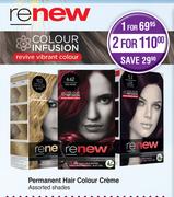 Renew Permanent Hair Colour Creme Assorted-For 1