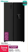 Hisense 514Ltr Black Fridge H670SMIB WD
