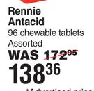 Rennie Antacid Assorted-96 Chewable Tablets