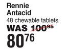 Rennie Antacid Assorted-48 Chewable Tablets