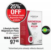 Lifestyle Health Magnesium Fizzy -20 Effervescent Tablets