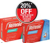 Rennie Antacid Assorted-96 Chewable Tablets