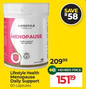 Lifestyle Health Menopause Daily Support 60 Capsules