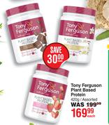 Tony Ferguson Plant Based Protein Assorted-420g Each