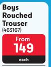 Legend Boys Rouched Trouser-Each