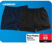 Legend Boys Rugby Shorts-Each