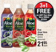 Eve Aloe Vera Drink Assorted-500ml Each