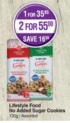 Lifestyle Food No Added Sugar Cookies Assorted-130g
