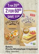 Bakers Provita Wholewheat Crispbread Assorted-For 2 x 250g