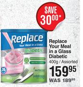 Replace Your Meal In A Glass Diabetic Assorted-400g