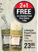 Lifestyle Food Corn Cakes Assorted-130g Each