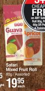 Safari Mixed Fruit Roll Assorted-80g Each