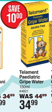 Special Telament Paediatric Gripe Water 150ml m.guzzle .za