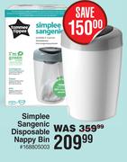 Tommee Tippee Simplee Sangenic Disposable Nappy Bin