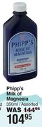 Phipp's Milk Of Magnesia Assorted-350ml