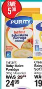 Purity Instant Baby Maize Porridge Assorted-500g