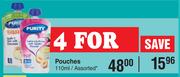 Purity Baby Food Pouches Assorted-For 4 x 110ml