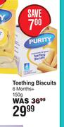 Purity 6 Months + Baby Teething Biscuits-150g
