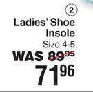 Stepping Out Ladies' Shoe Insole 