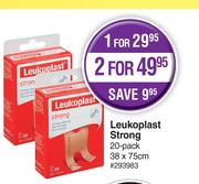 Leukoplast Strong 38 x 75cm 293983-For 1 x 20 Pack