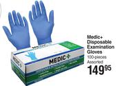 Medic+ Disposable Examination Gloves Assorted- 100 Pieces