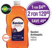 Savlon Antiseptic 39197-For 2 x 750ml