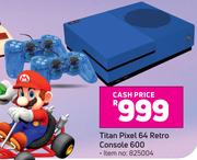 Titan Pixel 64 Retro Console 600