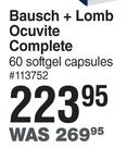 Bausch + Lomb Ocuvite Complete 60 Softgel Capsules