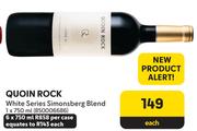 Quoin Rock White Series Simonsberg Blend-6 x 750ml